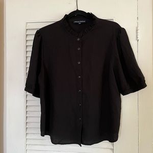 ModCloth X Princess Highway Black Button Up Blouse